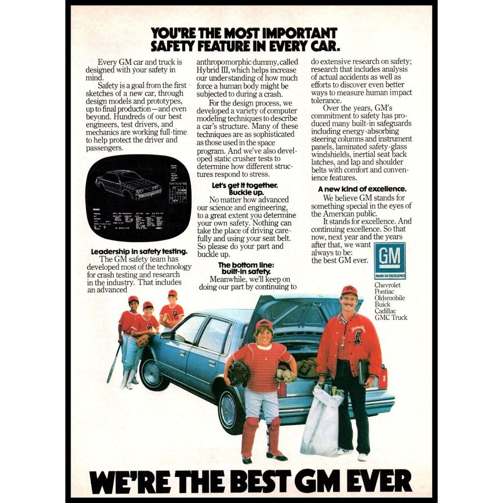 1983 Saab APC Turbo Sedan Vintage Print Ad Dusty Dirt Field Driving Wall Art